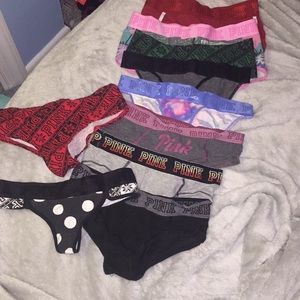 12 pairs of PINK Victoria’s Secret panties
